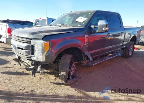 2017 Ford F-250 Xlt z USA, uszkodzony, nr VIN 1FT7W2BT4HEB22178